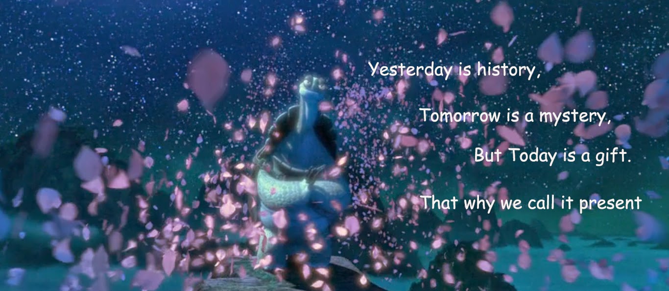 Kung Fu Panda Quotes The Present Is A Gift. QuotesGram
