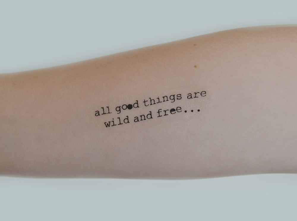 Temporary Tattoo Quotes. QuotesGram