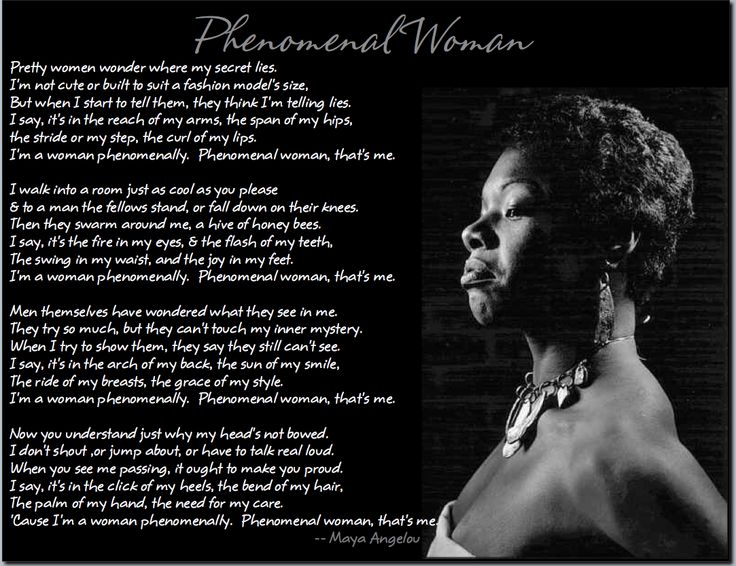 Phenomenal Woman Maya Angelou Quotes. QuotesGram