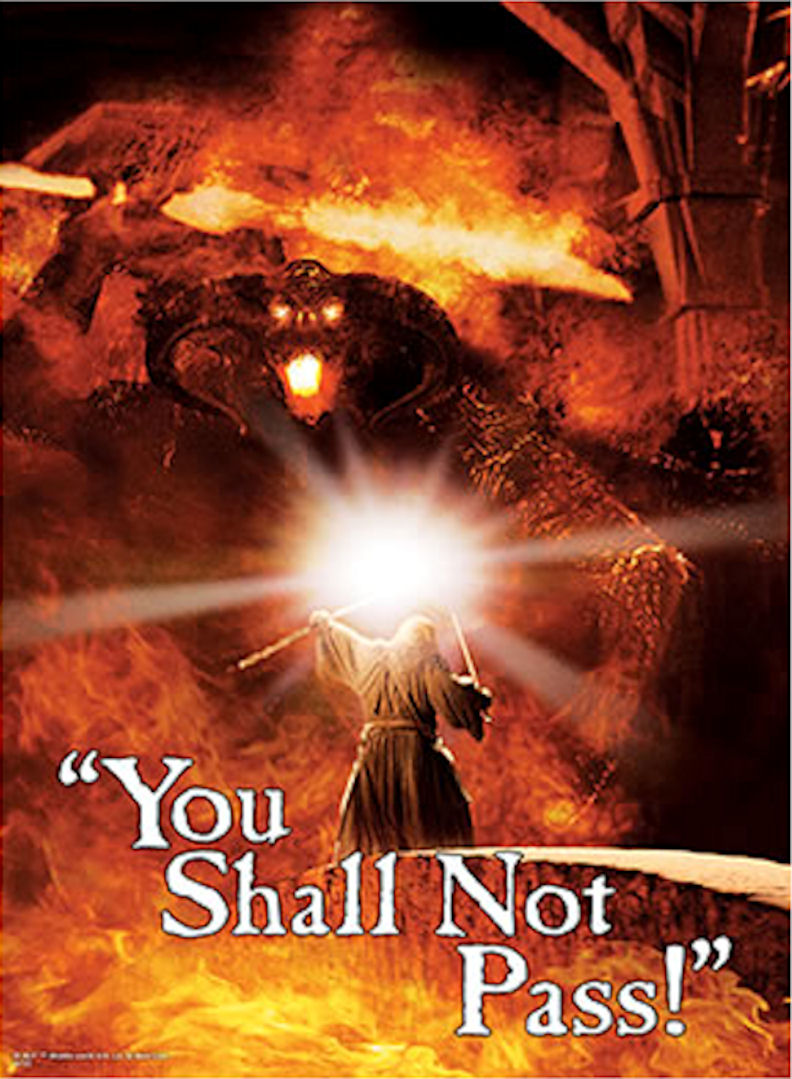 Lotr Balrog Porn - Gandalf Quotes Fellowship Of The Ring Mines Of Moria. QuotesGram