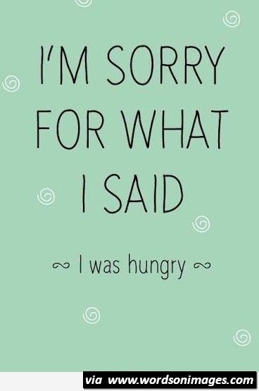 Sorry For What I Said Quotes Quotesgram