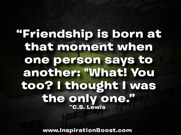 Cs Lewis Friendship Quote