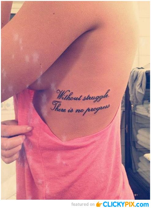 Featured image of post Rib Female Tattoo Quotes About Strength