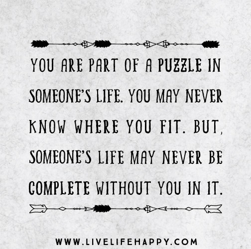 Quotes About Life And Puzzles. QuotesGram