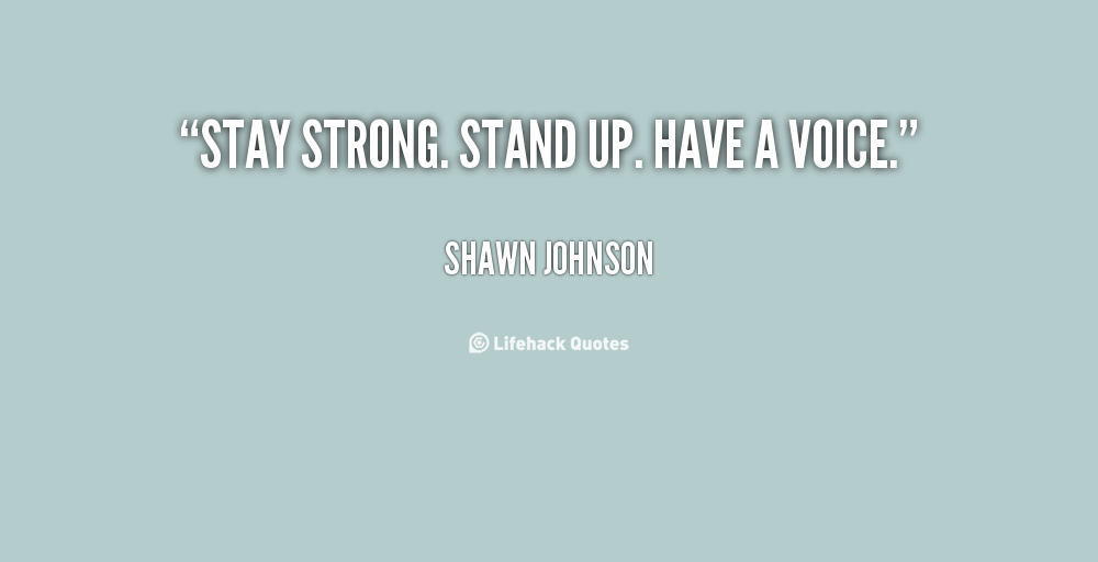 Stand Strong Quotes. QuotesGram