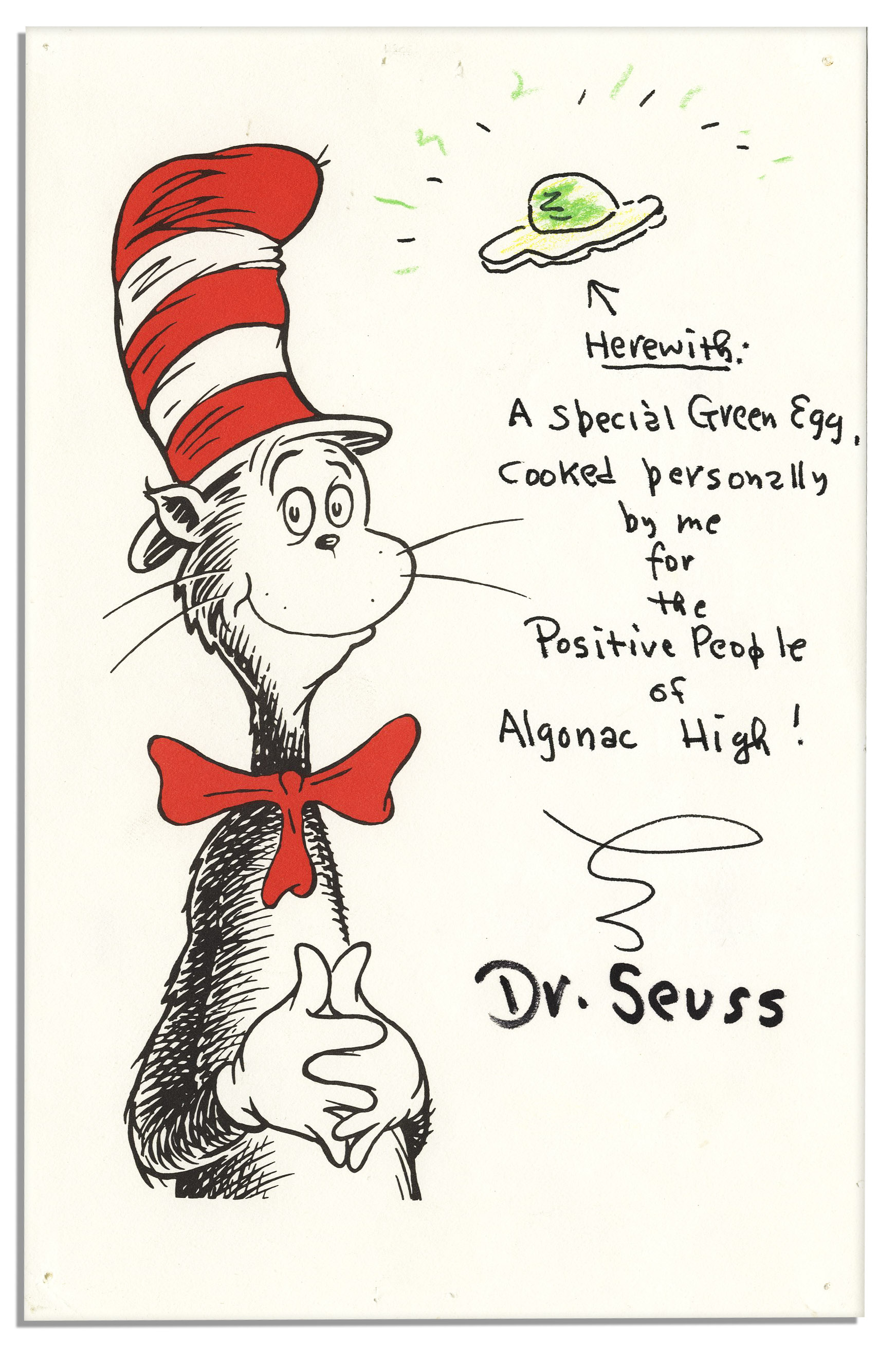 Dr. Seuss Green Eggs And Ham Poem