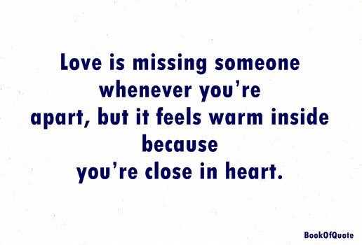 Quotes on love and missing someone