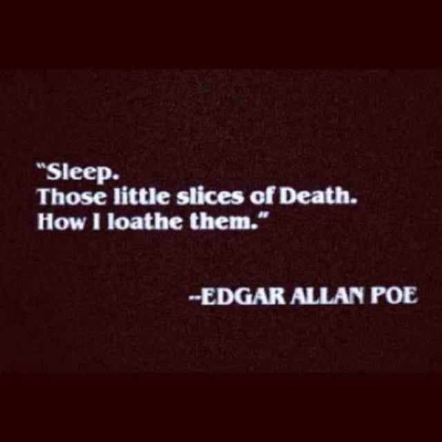 About death poems poe Edgar Allan