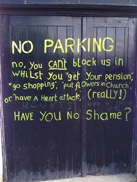 No Parking Funny Quotes. QuotesGram