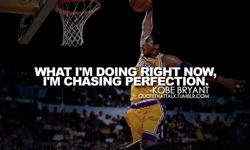 Kobe Bryant Quote Great things come from hard work and perseverance No  excuses