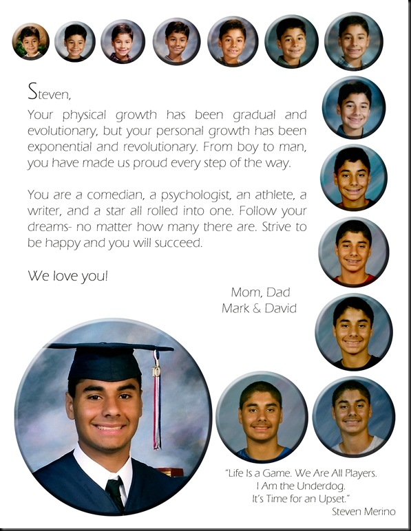 Senior Page Quotes From Parents QuotesGram