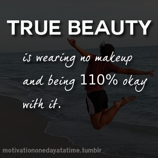 no makeup tumblr quotes