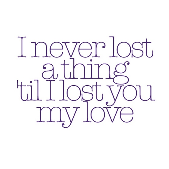 My lost love quotes