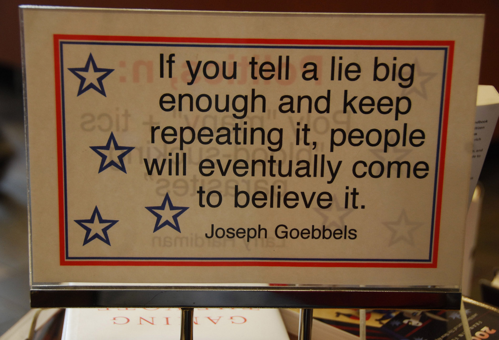 Goebbels quotes on lies quotesgram