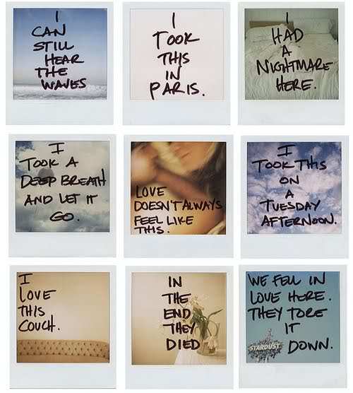 Quotes About Polaroids. QuotesGram