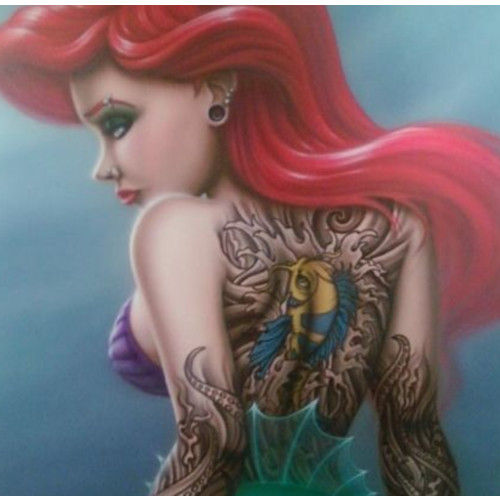 Detailed Little Mermaid tattoo  rTikTokCringe