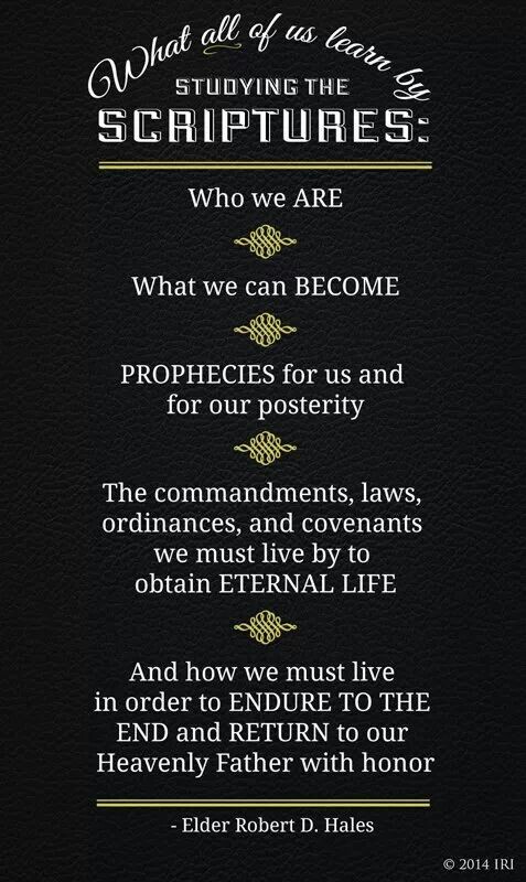 Lds Scripture Study Quotes. QuotesGram
