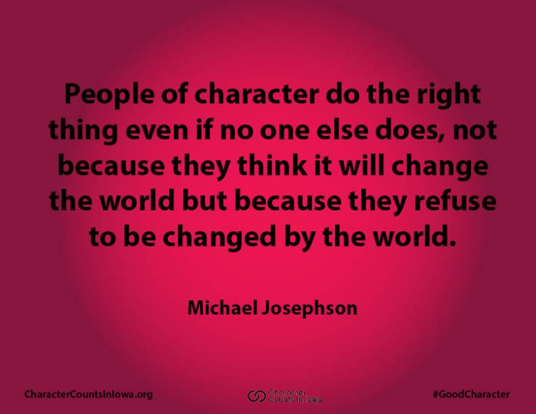 Character Counts Quotes. QuotesGram