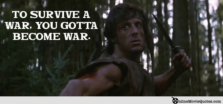 Funny Rambo Quotes QuotesGram