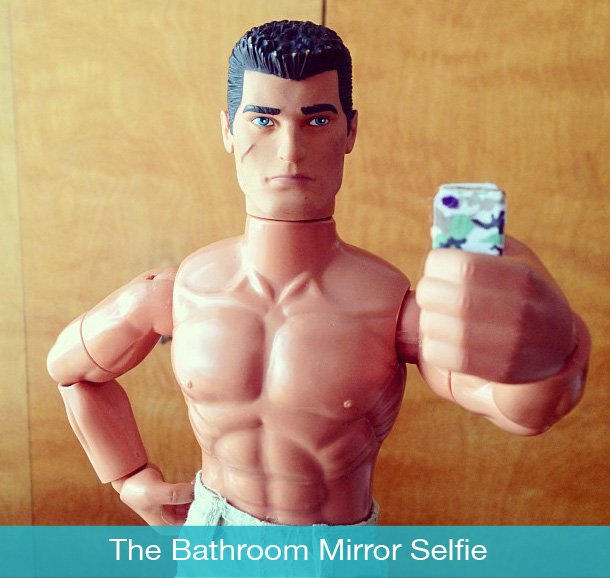 Bathroom selfies guy 