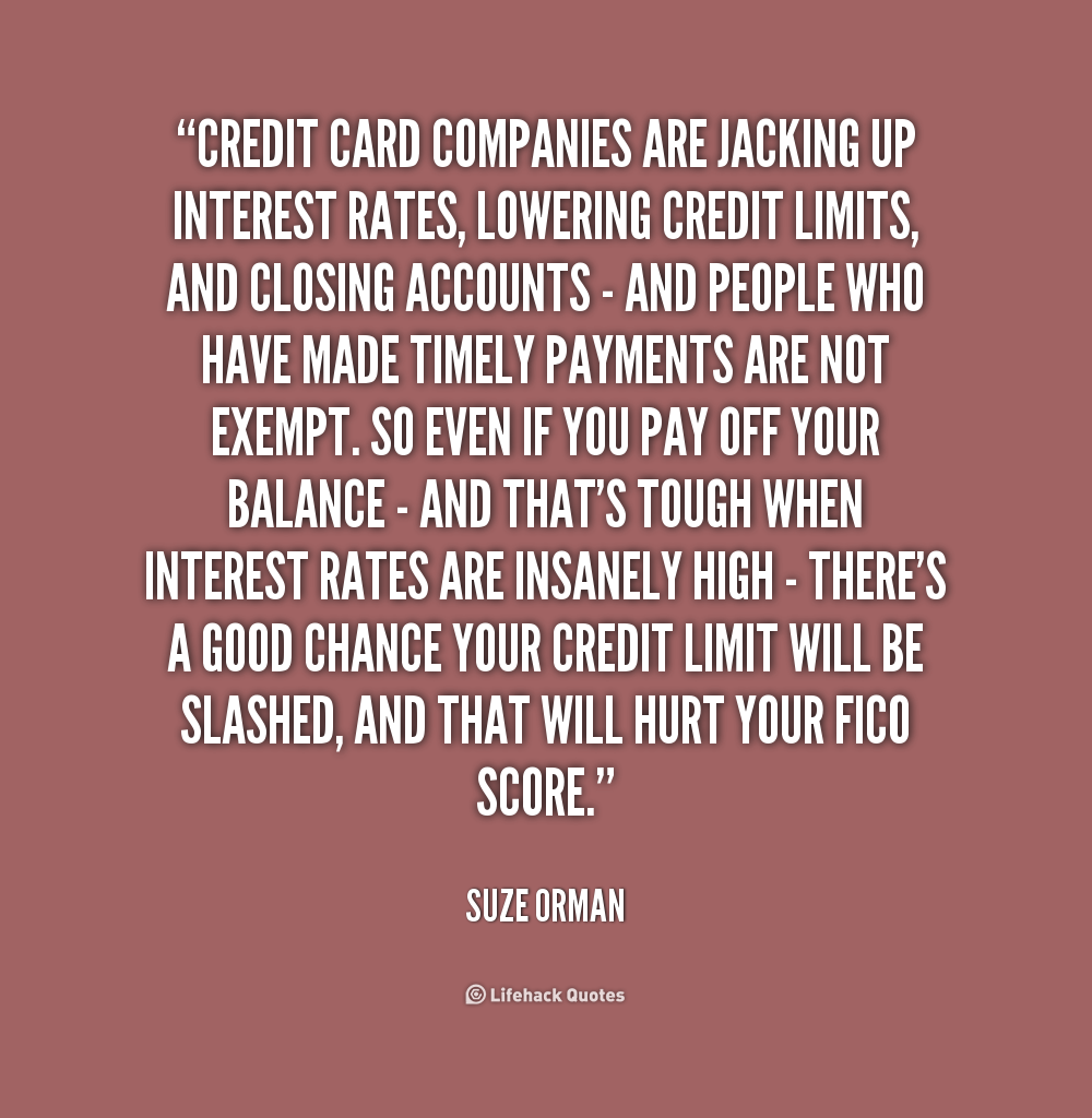 Suze Orman Quote on Interest Rates