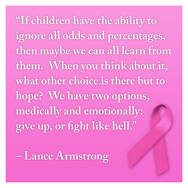 Inspirational Quotes For Cancer Families. QuotesGram