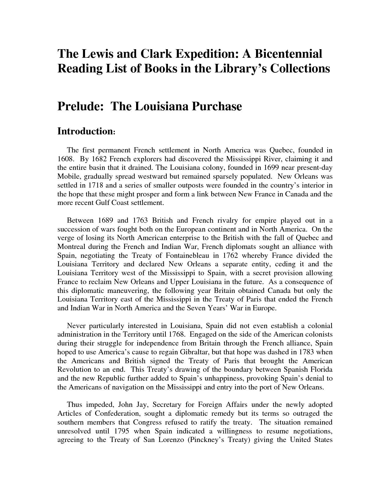 an essay on the lewis and clark expedition Voyages of discovery includes seminal primary source documents and essays that illuminate the origins, voyage, and aftermath of the lewis & clark expedition. an essay on the lewis and clark expedition Voyages of discovery includes seminal primary source documents and essays that illuminate the origins, voyage, and aftermath of the lewis & clark expedition.