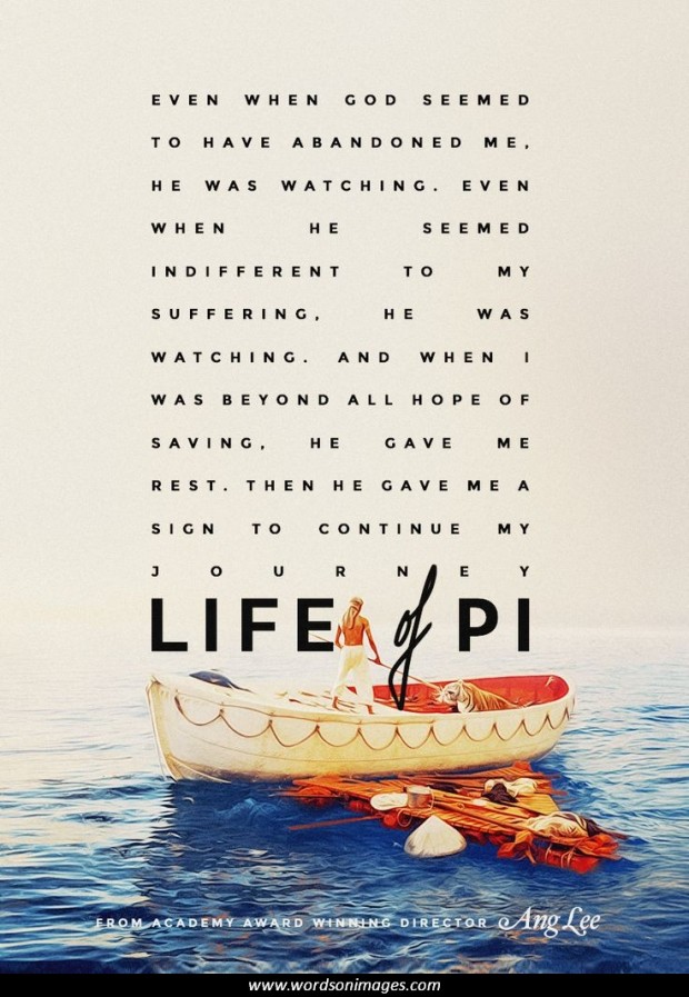 Key Passage In Life Of PI, By Yann Martel