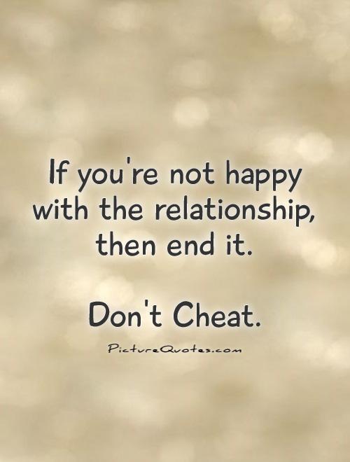 Not cheating about a quotes relationship in Love Cheating