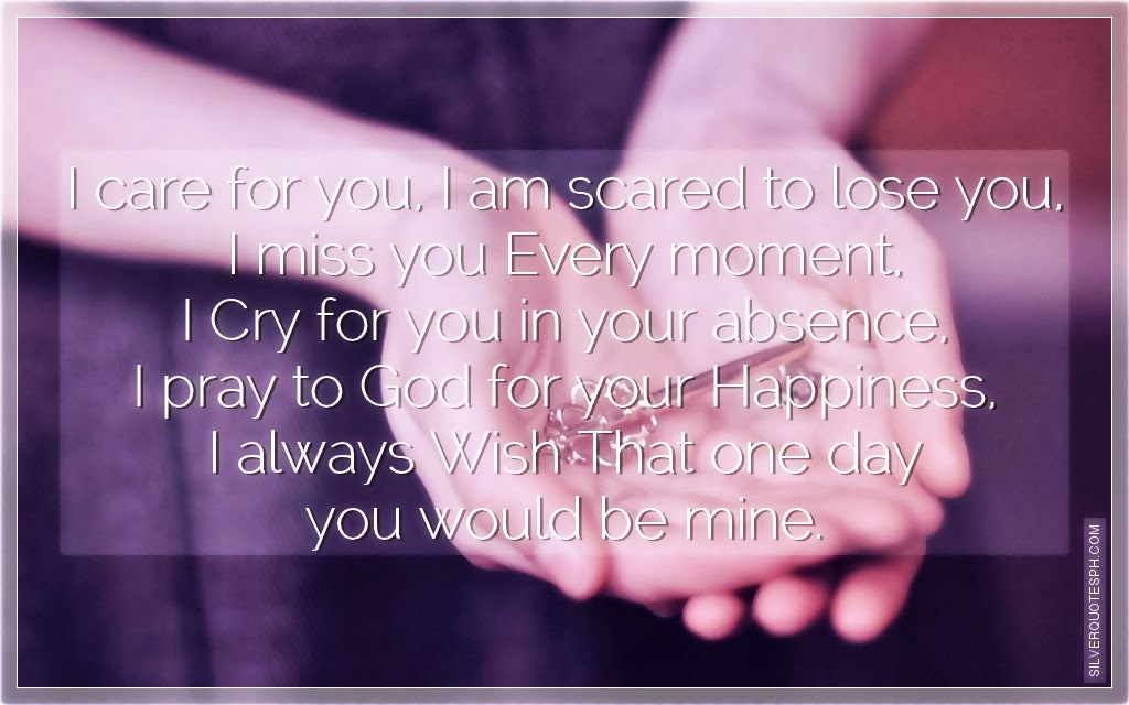 I Care For You Quotes. QuotesGram