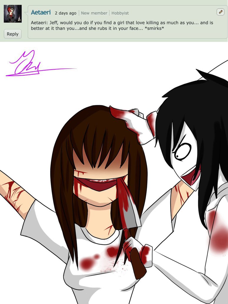 Jeff the Killer but sad