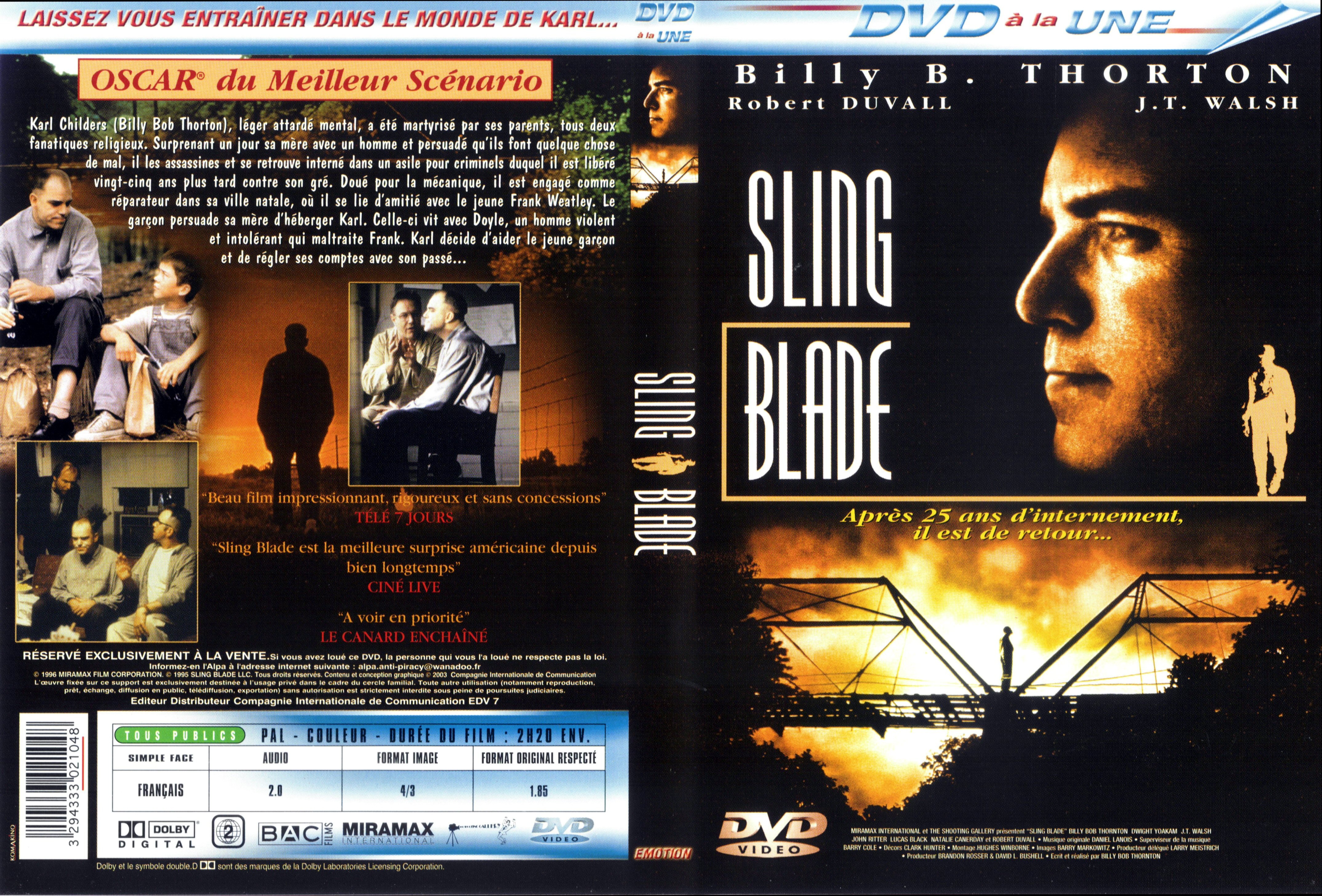 Реферат: Sling Blade Essay Research Paper Sling Blade