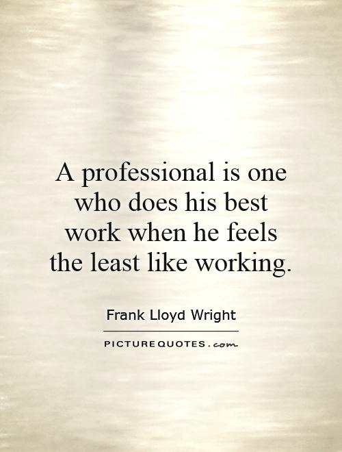 Professionalism In The Workplace Quotes. QuotesGram