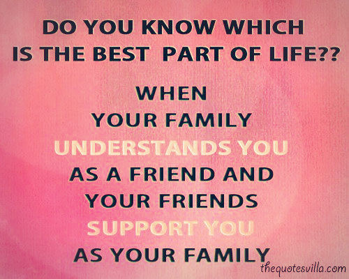 family and friends support quotes