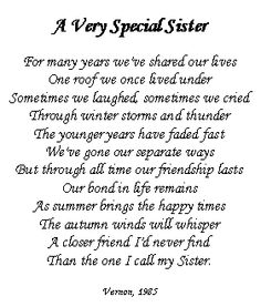 Sister Birthday Poems That Make You Cry My Unbiological Sister Birthday Quotes. Quotesgram