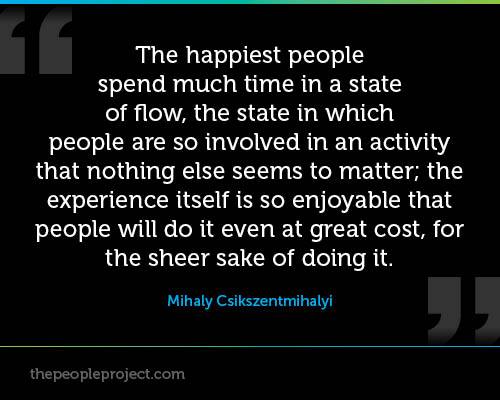 Flow Mihaly Csikszentmihalyi Quotes Quotesgram