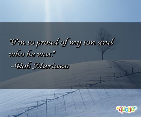 Proud Of My Son Quotes. QuotesGram