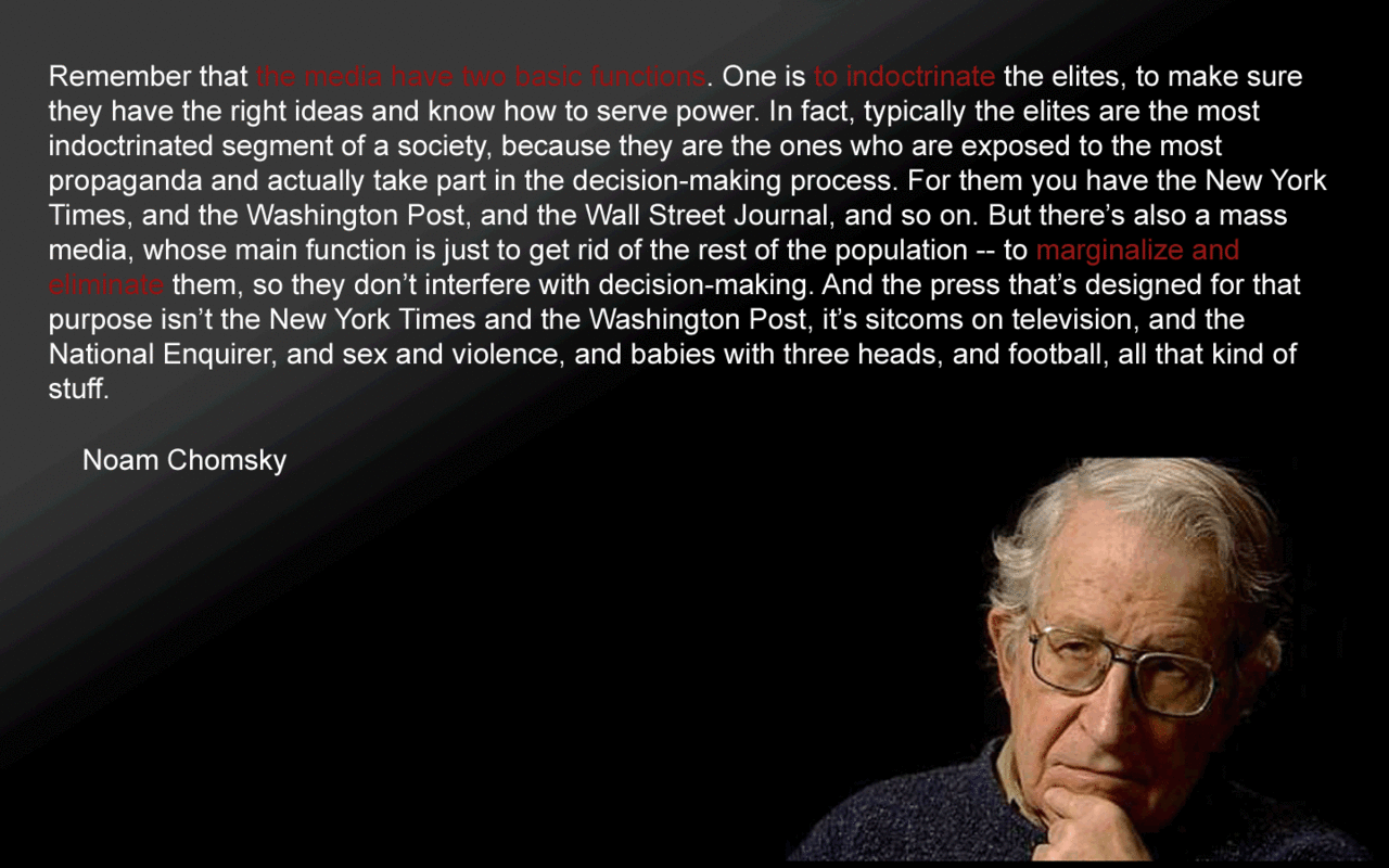 Noam Chomsky On Education Quotes Quotesgram