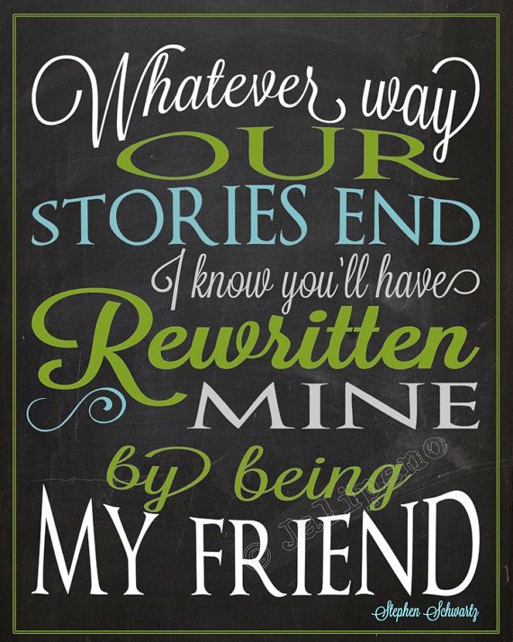 Wicked The Musical Quotes About Friendship