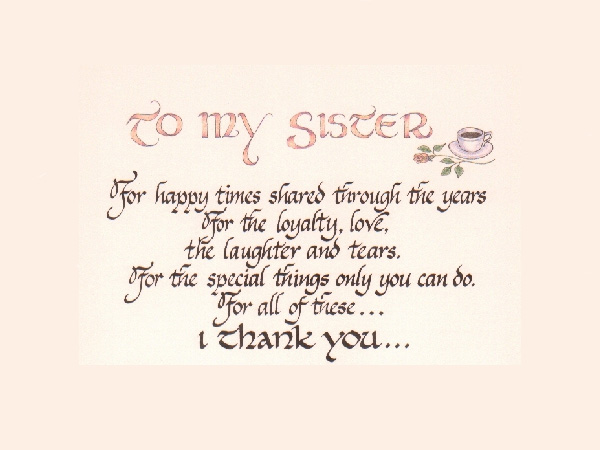 Because Your My Sister Quotes. QuotesGram