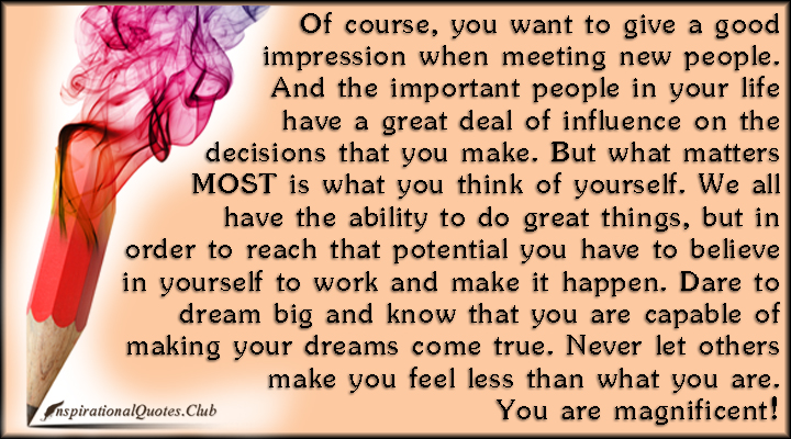 Inspirational Quotes About Meeting People. QuotesGram