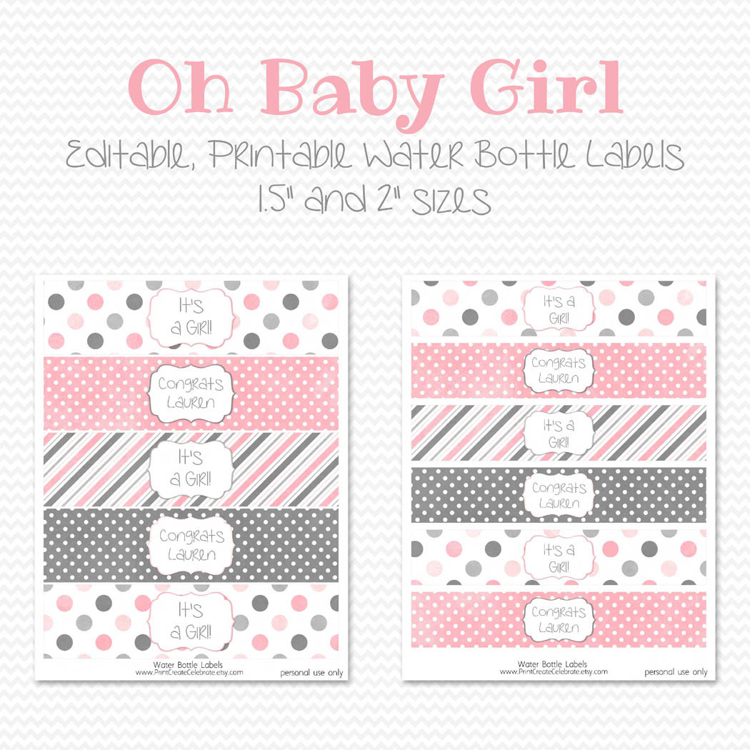 Water Bottle Baby Shower Quotes. QuotesGram Intended For Free Water Bottle Labels For Baby Shower Template