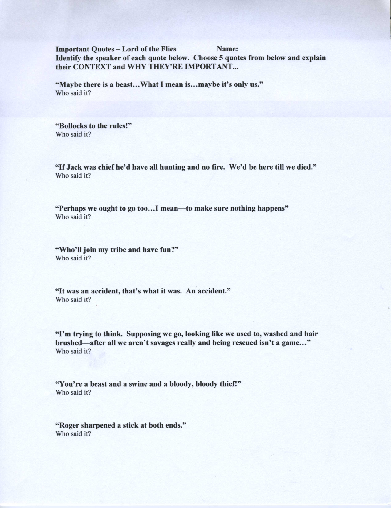 Quotes About The Lord Of Flies. Quotesgram