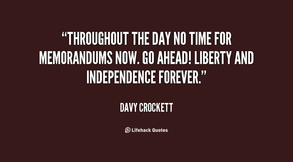 Davy Crockett Quotes. QuotesGram