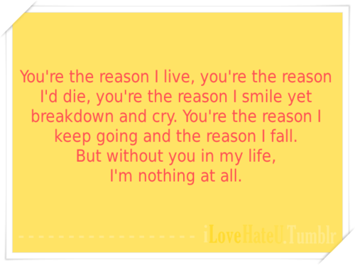 Youre The Reason Quotes. QuotesGram
