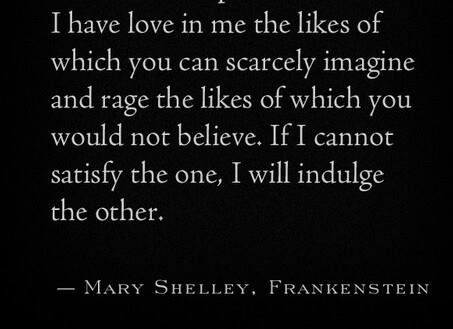Monster Mary Shelley Frankenstein Quotes. QuotesGram