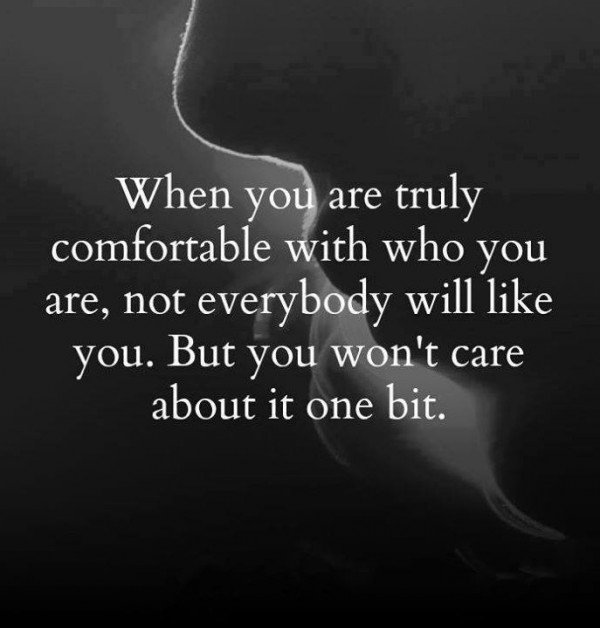 Quotes About Being Comfortable With Yourself. QuotesGram