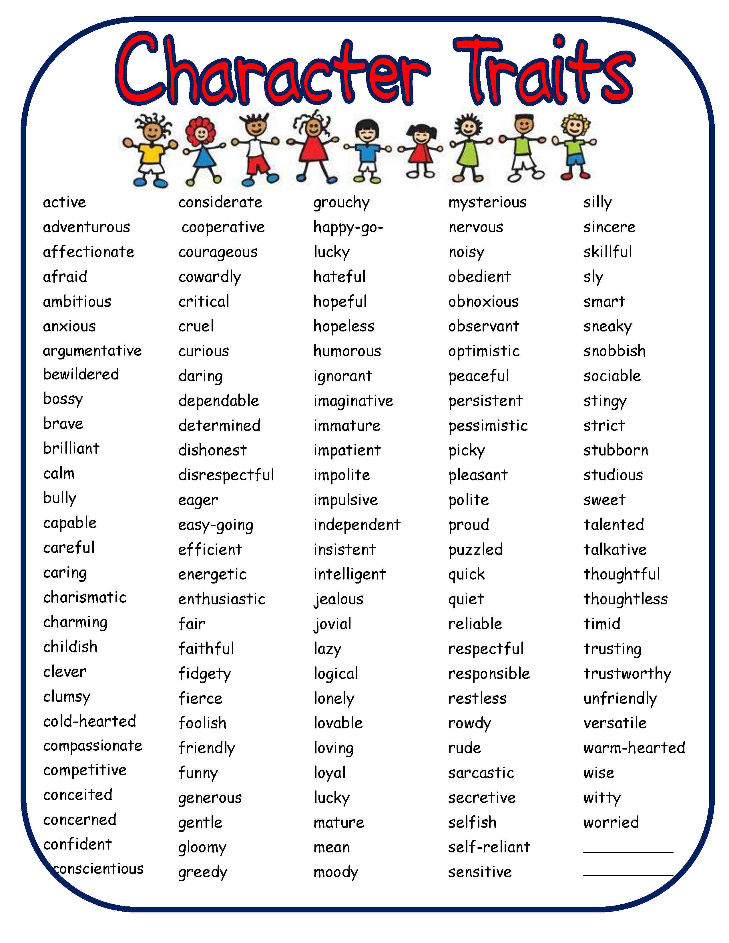 posters-character-traits-adjectives-google-search-character-trait