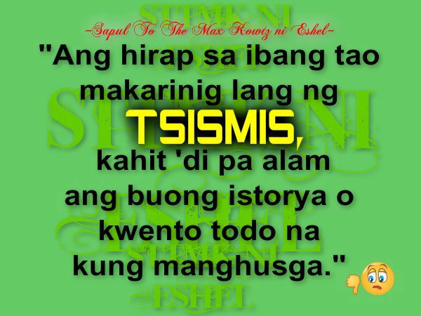 Mapagpanggap Tagalog Quotes Patama Sa. QuotesGram