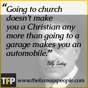 Billy Sunday Quote